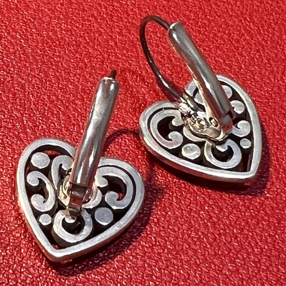 Brighton Contempo Heart Leverback Earrings - Picture 2 of 2